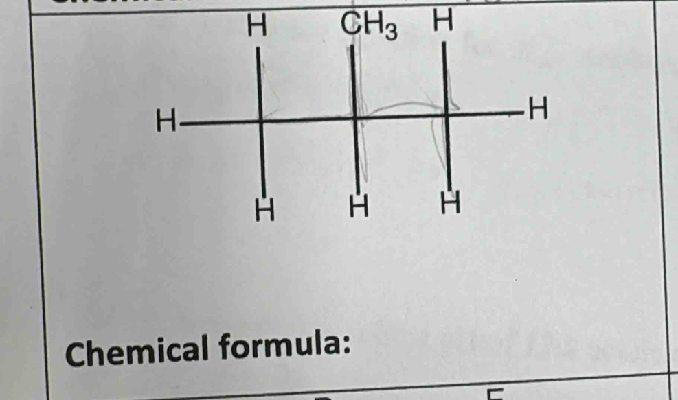 Chemical formula: