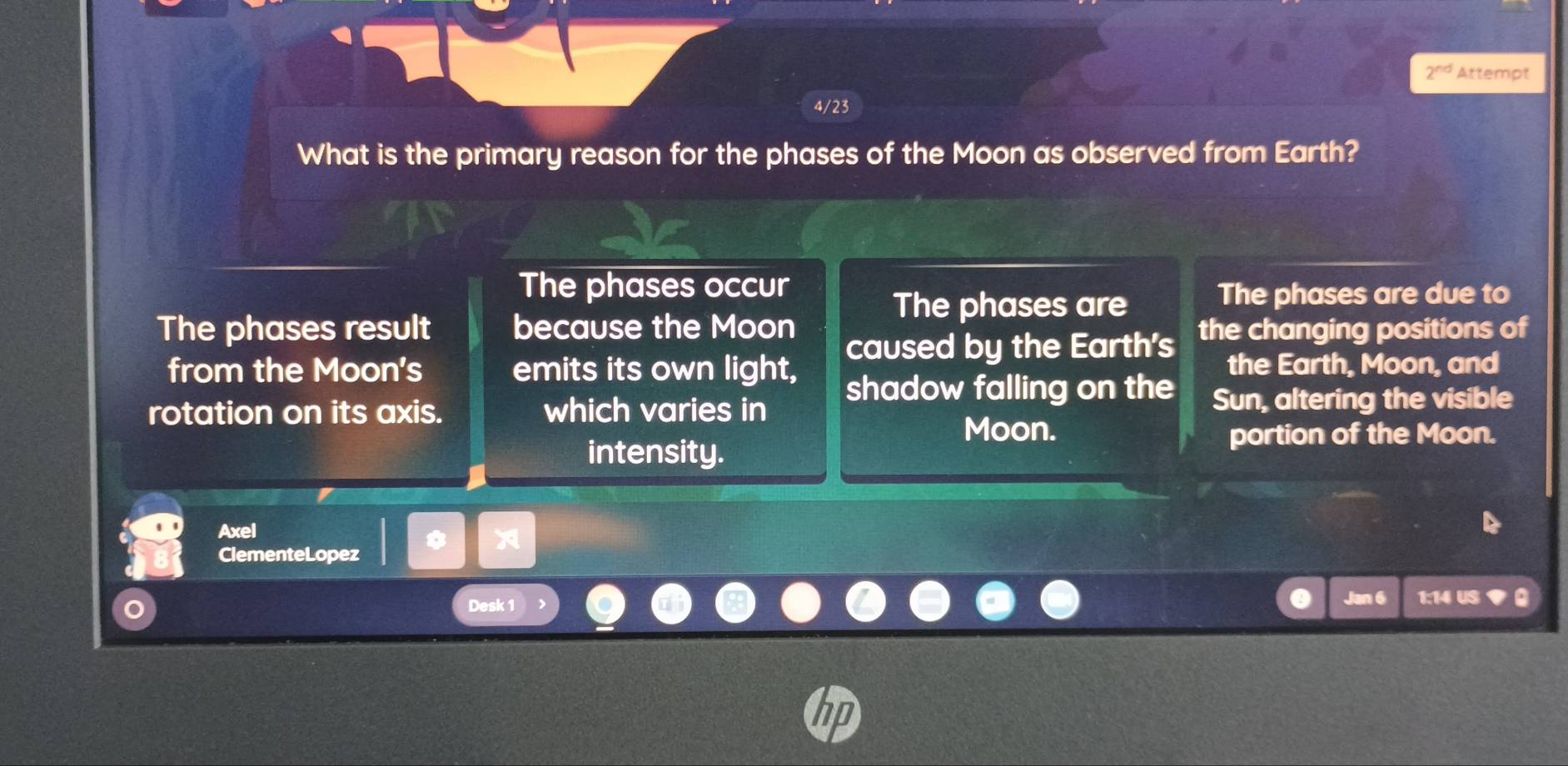 Solved: 2^(nd) Attempt 4/23 What is the primary reason for the phases ...