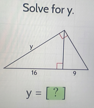 Solve for y.
y= P
°°.