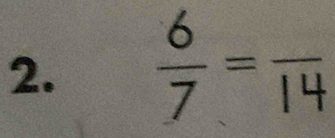  6/7 =frac 14