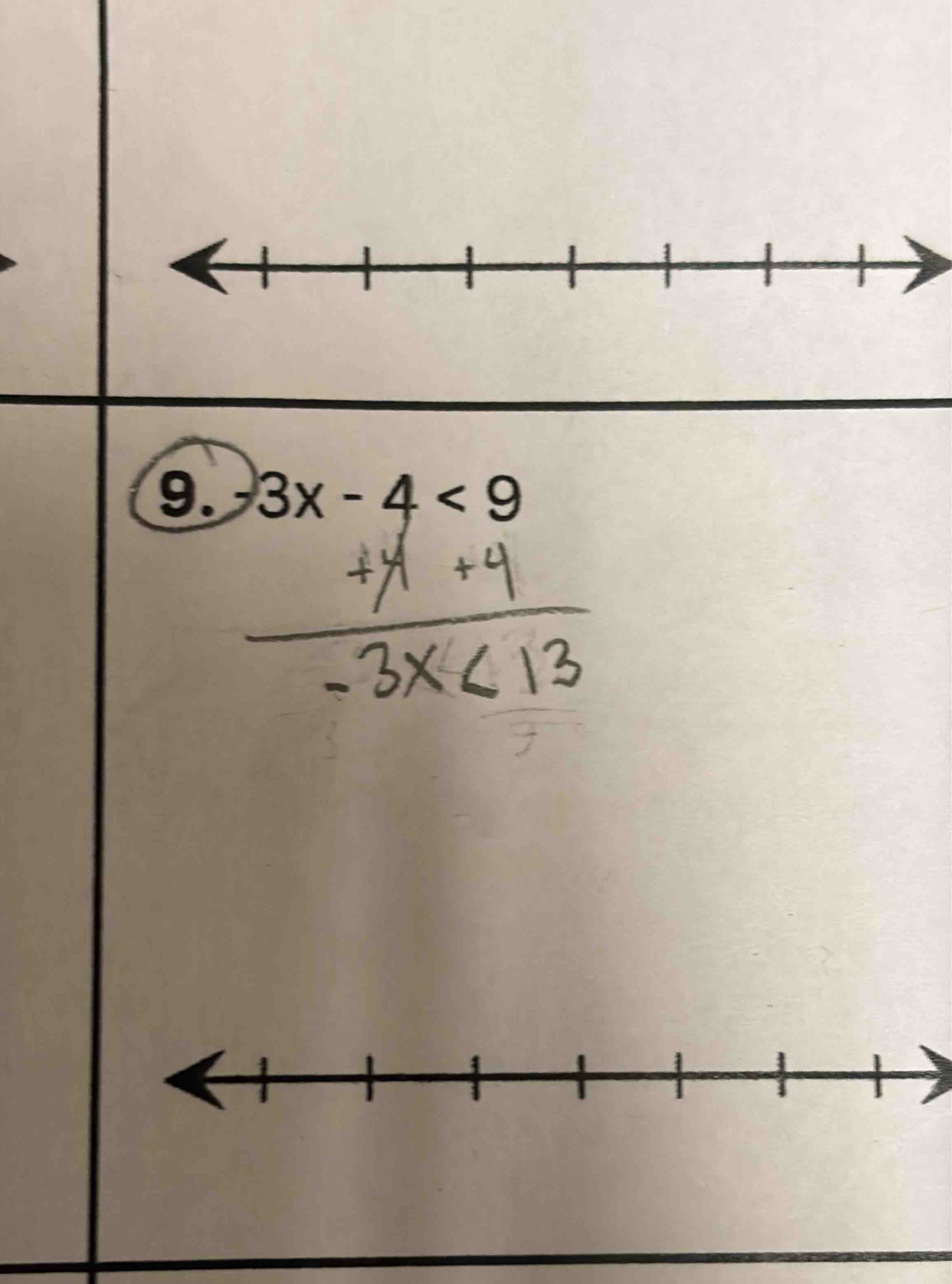 3x-4<9</tex>