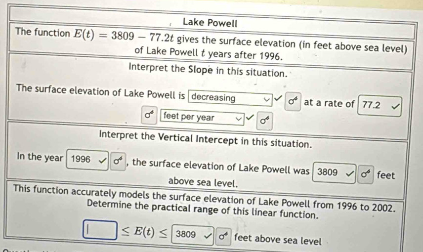 sea level