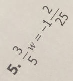 beginarrayl  1/5 = 1/25 = 1/2  1/2 