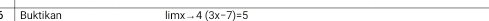 Buktikan mx-4(3x-7)=5