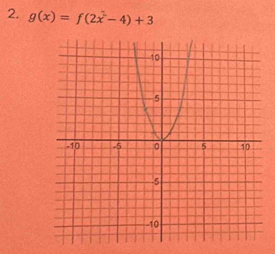 g(x)=f(2x-4)+3