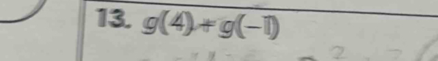 g(4)+g(-1)