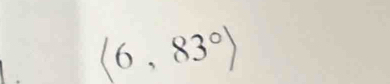 langle 6,83°rangle