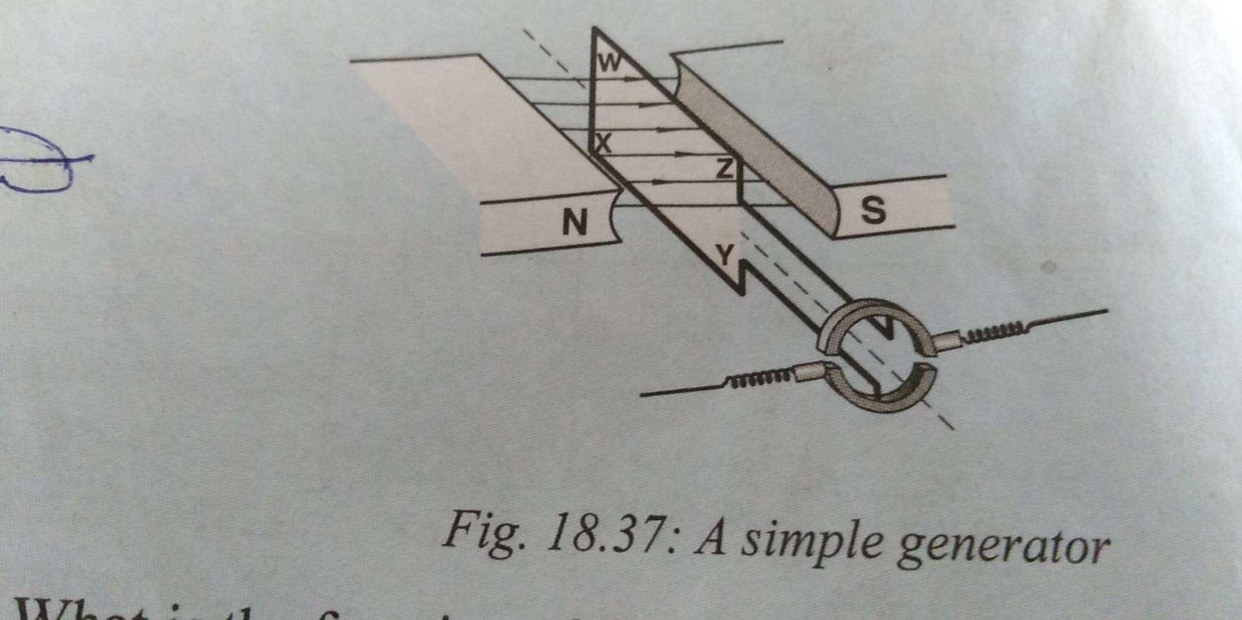 Fig. 18.37: A simple generator