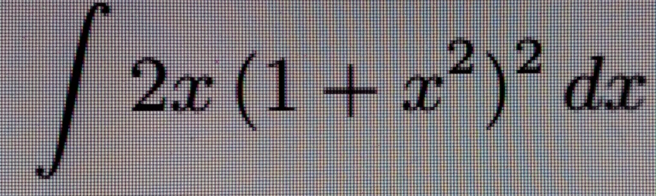 ∈t 2x(1+x^2)^2dx