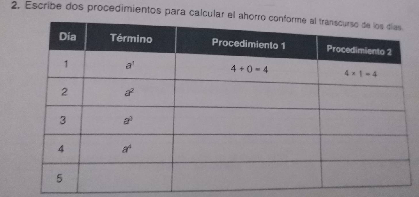 Escribe dos procedimientos para calcular