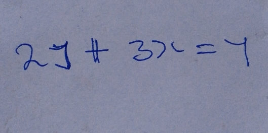 2y+3x=y