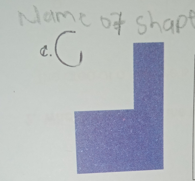 Name of shapt 
2. C)