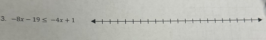 -8x-19≤ -4x+1