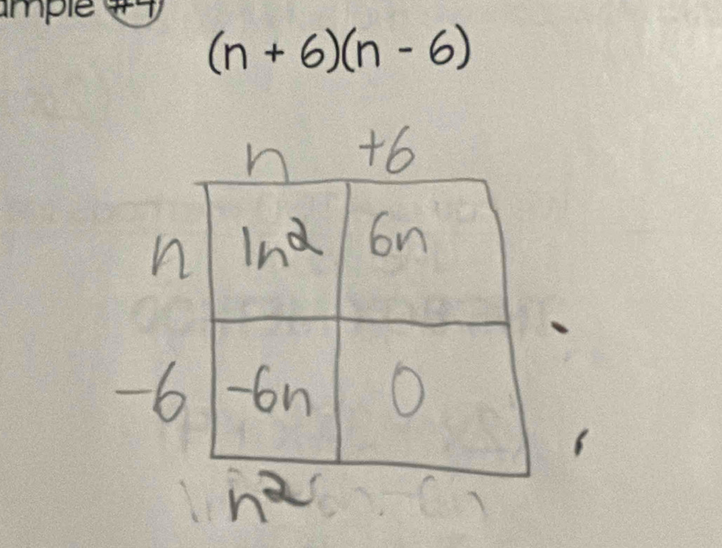 mple 9
(n+6)(n-6)