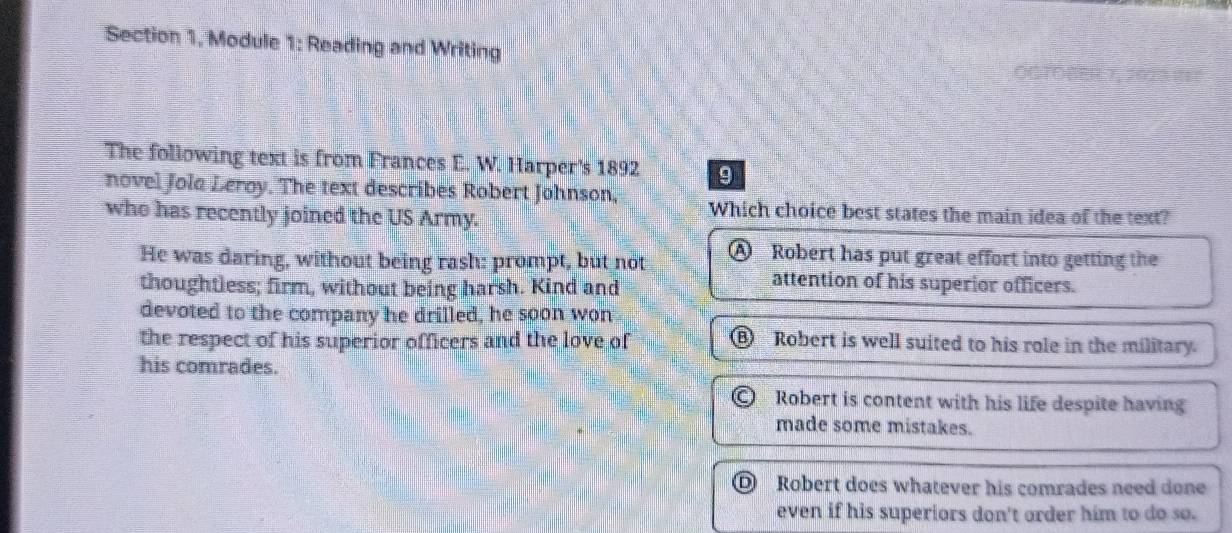 Solved: Section 1, Module 1: Reading and Writing The following text is ...