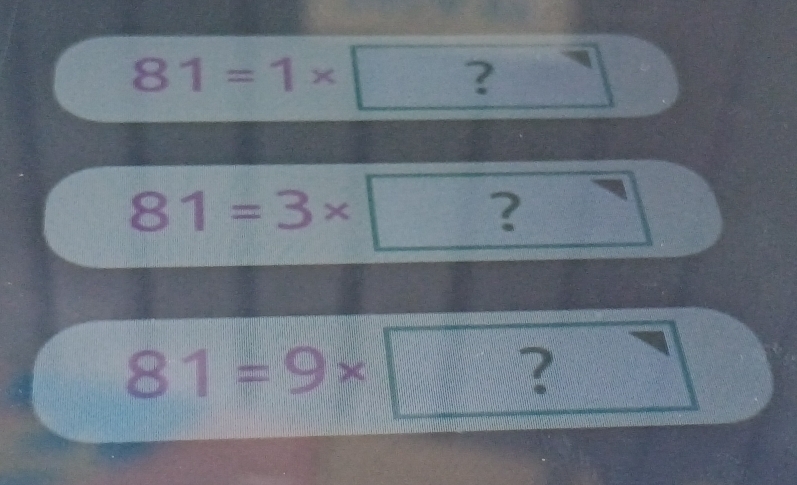 81=1* □
81=9* □