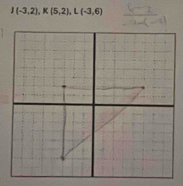 (-3,2), K(5,2), L(-3,6)