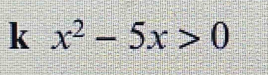 5 x^2-5x>0