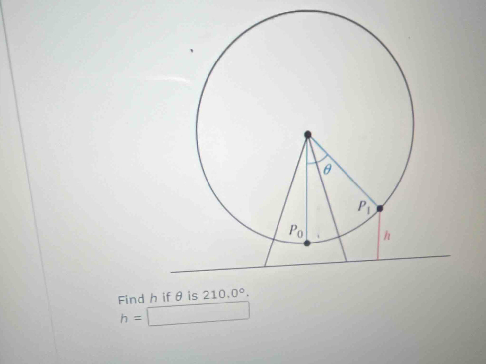 Find h if
h=□