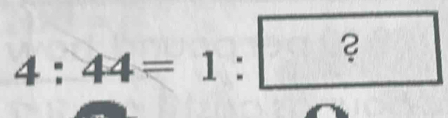 4:44=1:?
∴ △ ADC=∠ BAD