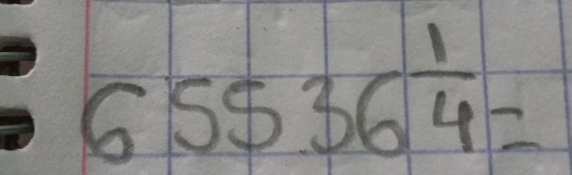 65536 1/4 =