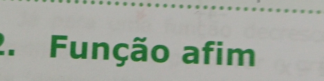 Função afim