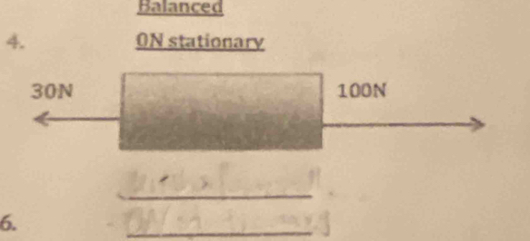 Balanced 
4. ON stationary
30N 100N
_ 
6. 
_