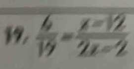 1  6/17y = (x-12)/2x-2 