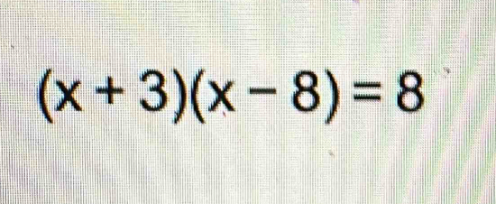 (x+3)(x-8)=8