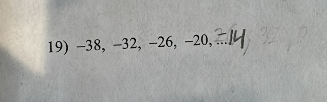 -38, -32, -26, -20,_