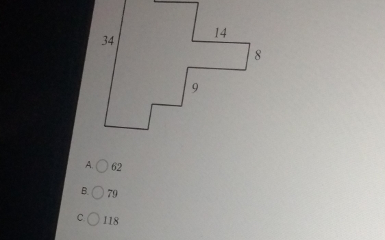 A. 62
B. 79
C. 118