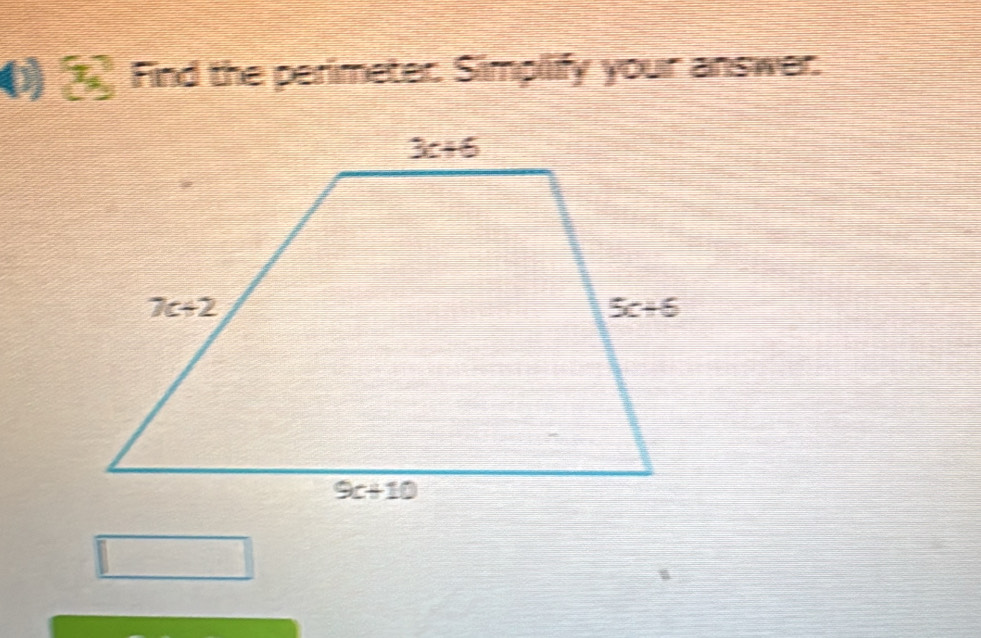 Find the perimeter. Simpilify your answer: