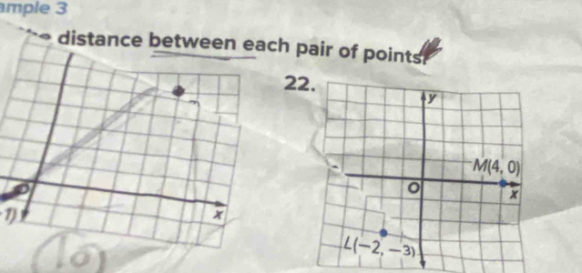 mple 3
distance between each pair of points
22
1)