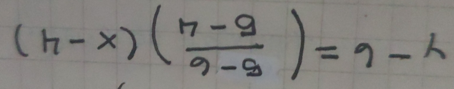 (h-x)( (17-9)/9-8 )=9-h