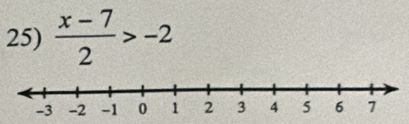  (x-7)/2 >-2