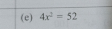 4x^2=52