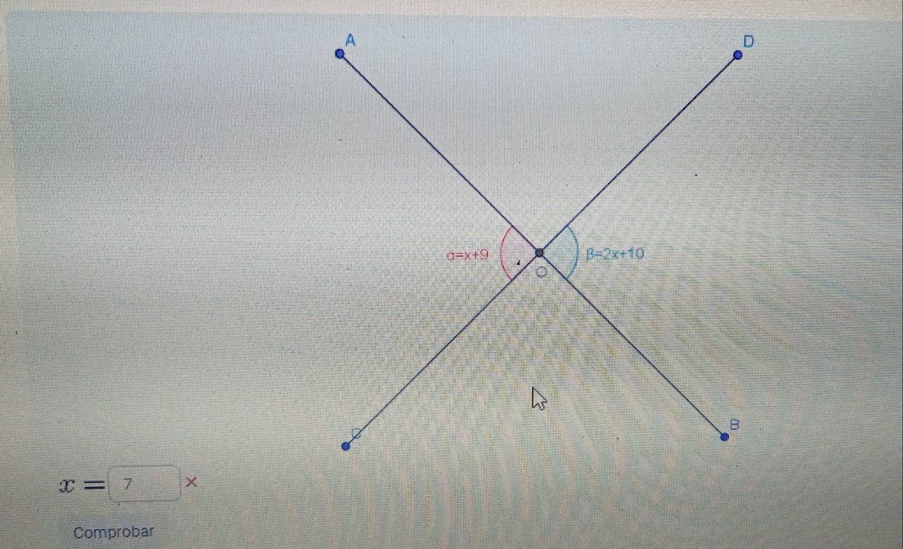 x=7*
Comprobar