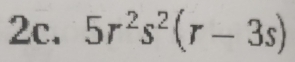 5r^2s^2(r-3s)