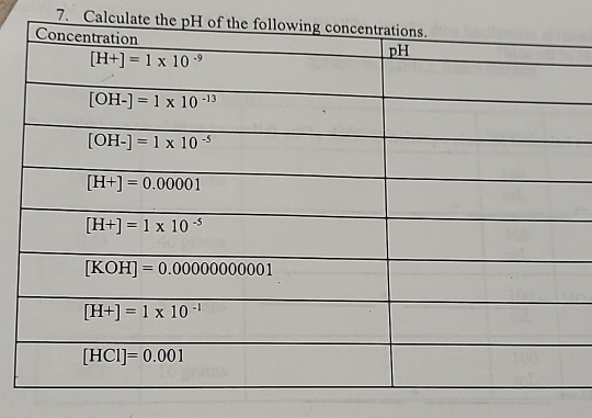 Calculate the