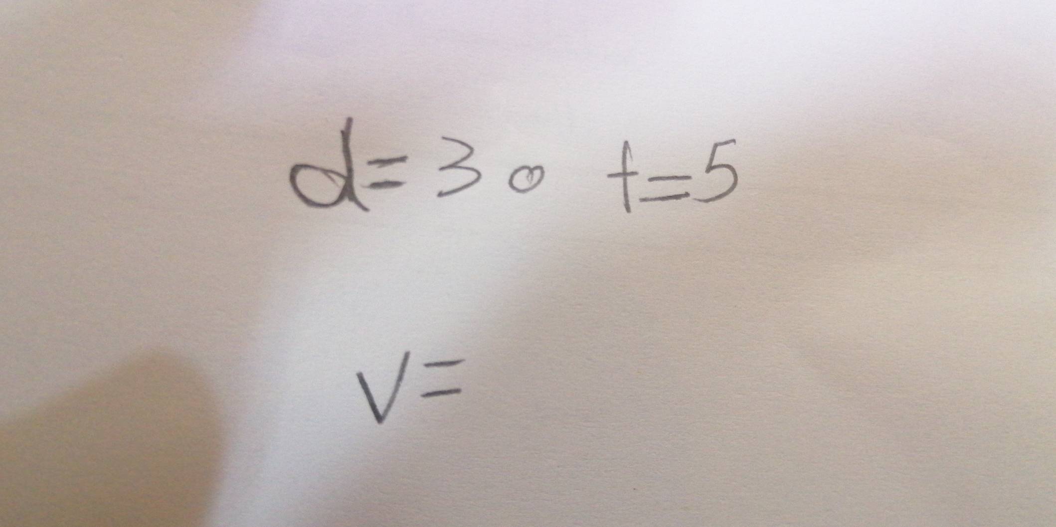 d=30f=5
V=