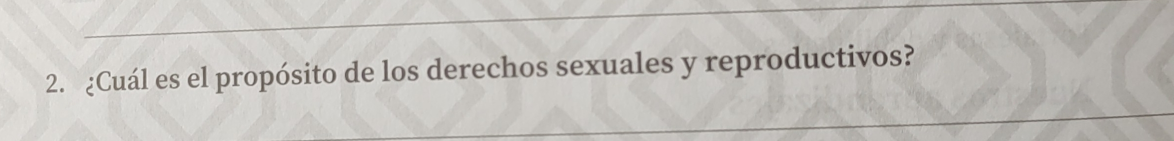 ¿Cuál es el propósito de los derechos sexuales y reproductivos?