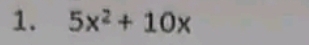 5x^2+10x