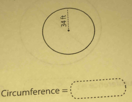 Circumference =□