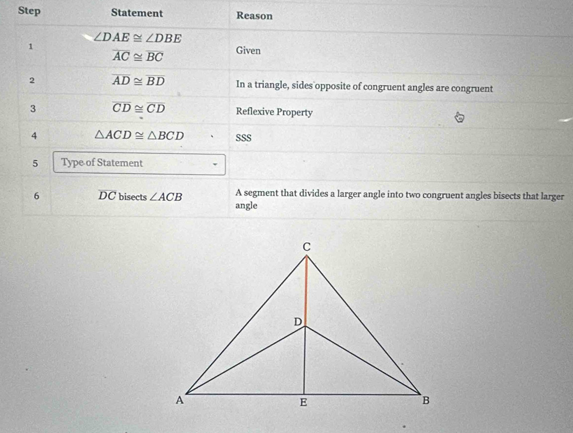 Step Statement
r