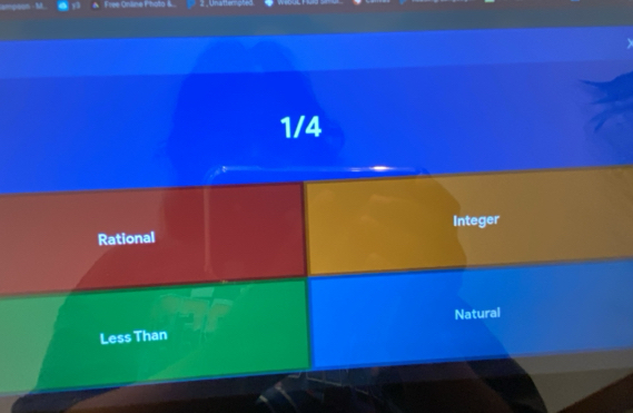 1/4
Integer
Rational
Less Than Natural