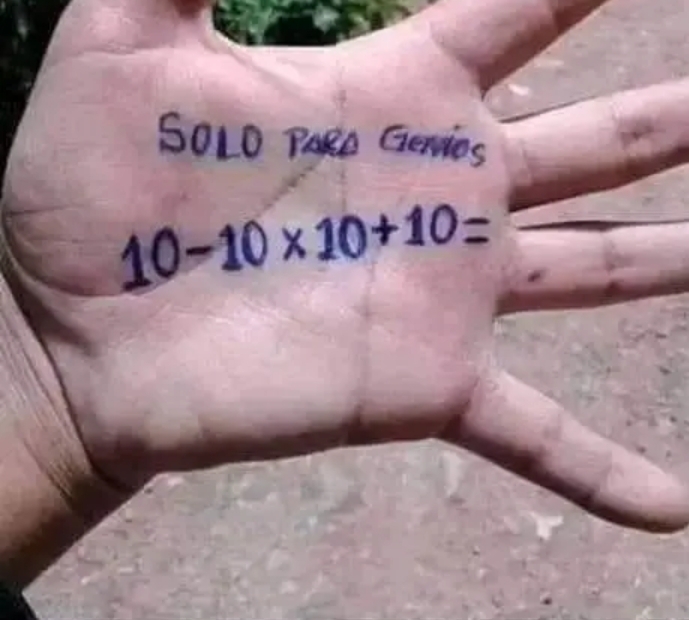 SOLO Para Gemíos
10-10* 10+10=