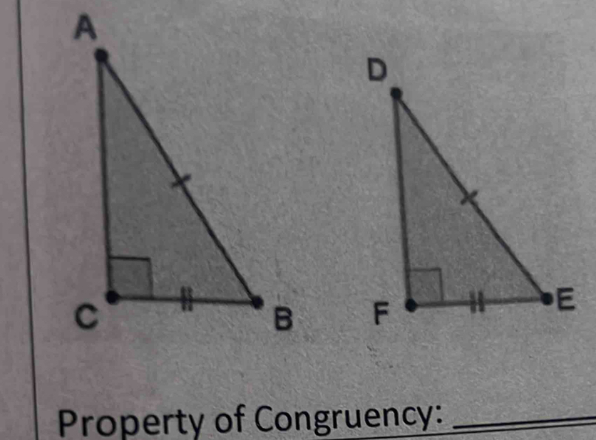 Property of Congruency:_