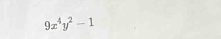9x^4y^2-1
