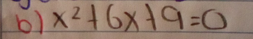 61 x^2+6x+9=0