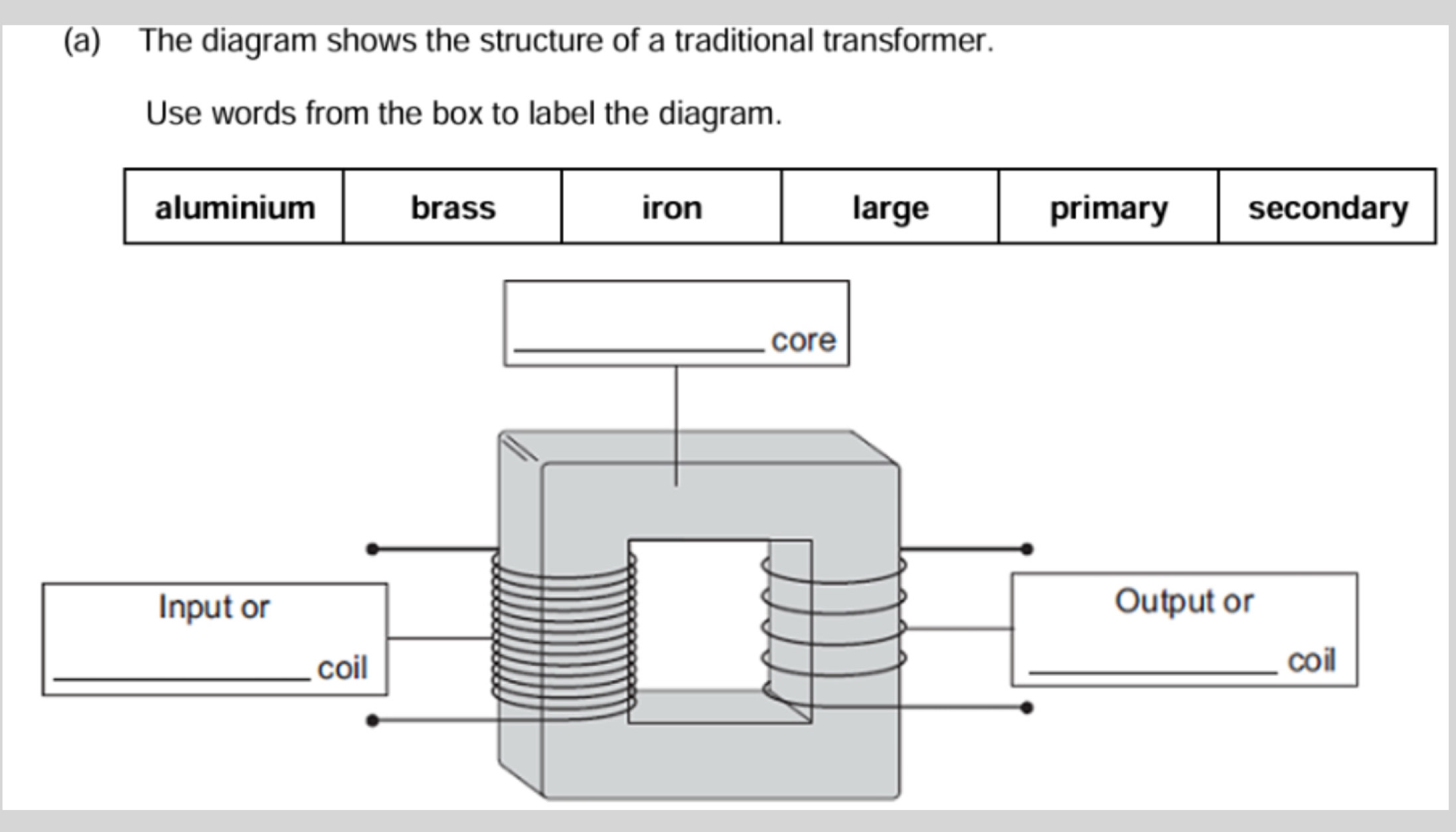 تم الحل:The diagram shows the structure of a traditional transformer ...